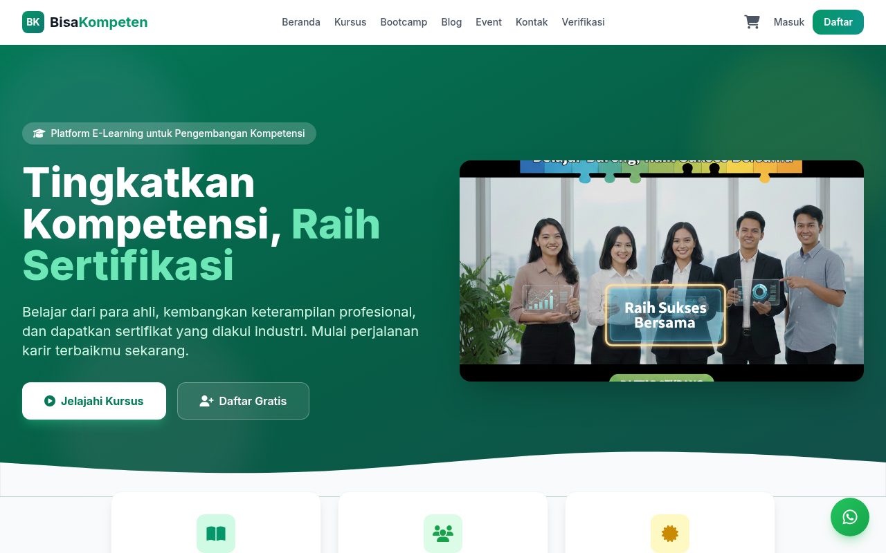 BisakompetenID - Platform Sertifikasi Kompetensi