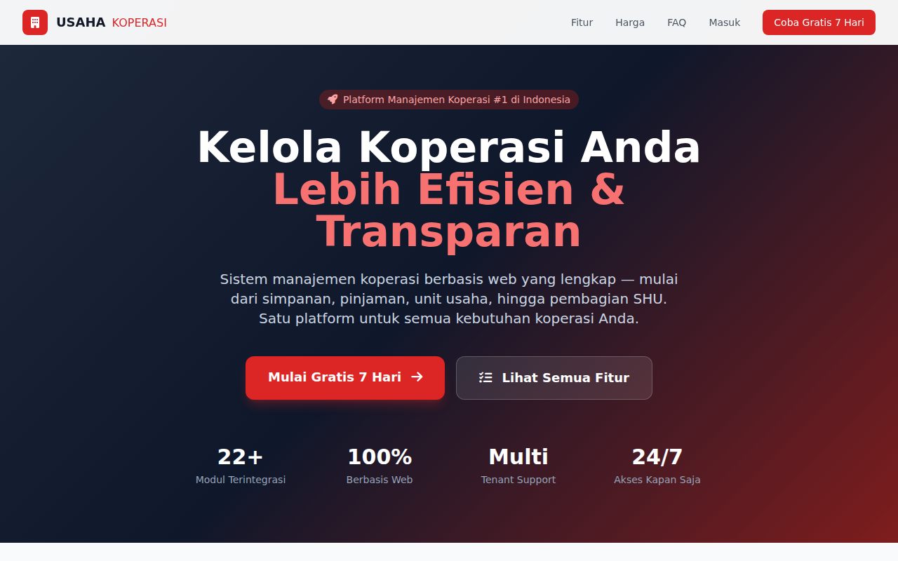 Sistem Informasi Koperasi